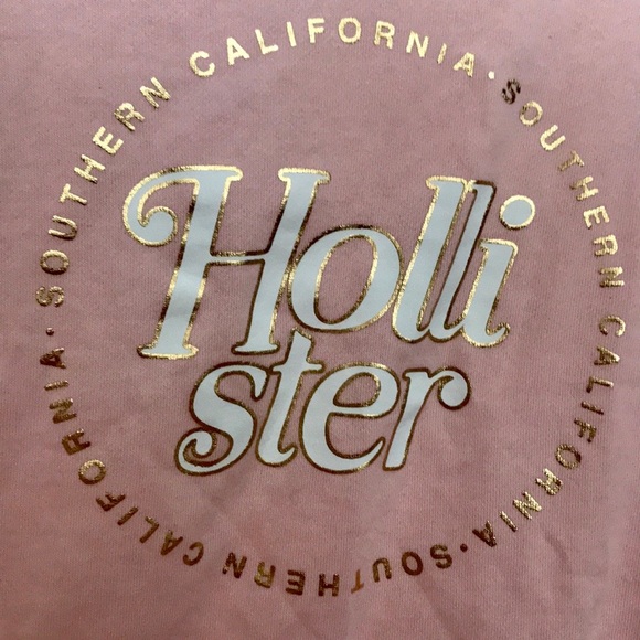 Hollister Light Pink Logo Crewneck - Picture 2 of 3